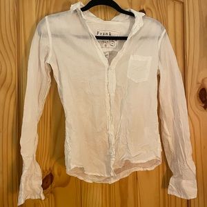 Frank and Eileen button down white long sleeve